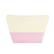 Two-Tone Canvas Cosmetic Bag | https://www.bestnamebadges.com
