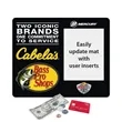 Frame-It Flex® Peel&Place® Ultra Thin Window Counter Mat | https://www.bestnamebadges.com