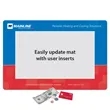 Frame-It Flex® Barely There™ Ultra Thin Window Counter Mat | https://www.bestnamebadges.com