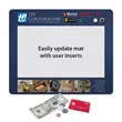 Frame-It Flex® Barely There™ Ultra Thin Window Counter Mat | https://www.bestnamebadges.com