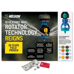 Removable/repositionable Counter Mat-20"x28"x.015"