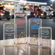 Powell Award - Clear | https://www.bestnamebadges.com