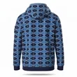Sublimated 280G Polyester Full Zip Hoodie | https://www.bestnamebadges.com