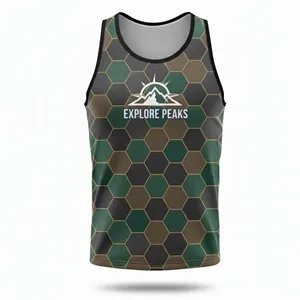 Men's Poly Spandex Performance Classic Tank Top Sublimated