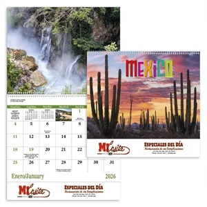 Good Value™ Mexico - Spiral Calendar | https://www.bestnamebadges.com