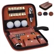 Large-Capacity Leather Storage Pouch For Golf Accessories | https://www.bestnamebadges.com