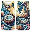 Dye Sublimation Birdseye Mesh Performance Tank Top (160gsm) | https://www.bestnamebadges.com