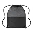 14" X 18" Mesh Top Drawstring Backpack | https://www.bestnamebadges.com