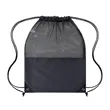 14" X 18" Mesh Top Drawstring Backpack | https://www.bestnamebadges.com