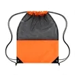 14" X 18" Mesh Top Drawstring Backpack | https://www.bestnamebadges.com