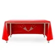 72" x 132" Custom Plastic Rectangular Table Cover | https://www.bestnamebadges.com
