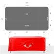 72" x 132" Custom Plastic Rectangular Table Cover | https://www.bestnamebadges.com
