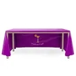72" x 156" Custom Plastic Rectangular Table Cover | https://www.bestnamebadges.com