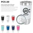 Polar Camel 20oz Silicone & Stainless Steel Tumblers | https://www.bestnamebadges.com