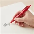Widebody Pen w/Translucent Barrel - Matte Colored Accent | https://www.bestnamebadges.com