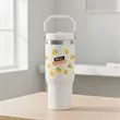 Revive SS Travel Mug w/Handle & Straw - 30oz | https://www.bestnamebadges.com