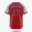 Men's Sublimated Full Button Baseball Jersey 200G Interlock | https://www.bestnamebadges.com