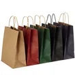 Kraft Paper Portable Paper Shopping Bag With Handle | https://www.bestnamebadges.com