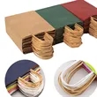 Kraft Paper Portable Paper Shopping Bag With Handle | https://www.bestnamebadges.com