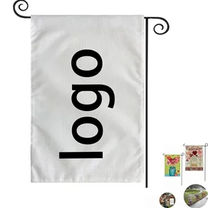 12 x 18 Inch Custom Double Sided Garden Flag | https://www.bestnamebadges.com