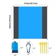 Sandproof Extra Large Beach Blanket | https://www.bestnamebadges.com
