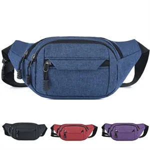 Crossbody Fanny Pack With 4-Zipper Pockets | https://www.bestnamebadges.com