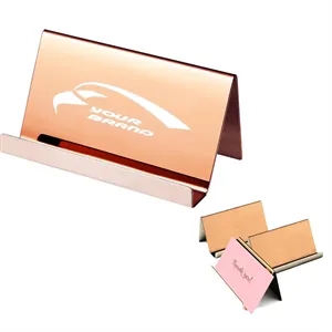 Stainless Steel Cards Holders Desktop For Business