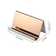Stainless Steel Cards Holders Desktop For Business | https://www.bestnamebadges.com