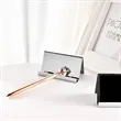 Stainless Steel Cards Holders Desktop For Business | https://www.bestnamebadges.com