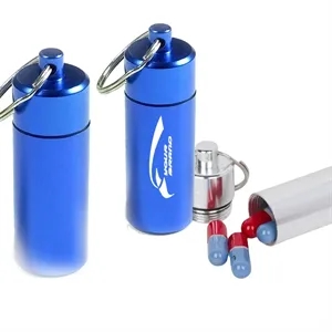 Aluminium Alloy Portable Mini Pill Organizer Case Container