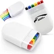 LGBT Pride Day Celebration Rainbow Face Body Paint Stick | https://www.bestnamebadges.com