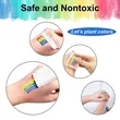 LGBT Pride Day Celebration Rainbow Face Body Paint Stick | https://www.bestnamebadges.com