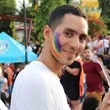 LGBT Pride Day Celebration Rainbow Face Body Paint Stick | https://www.bestnamebadges.com