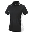 Women's Color Blocked Wicking Polo | https://www.bestnamebadges.com