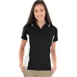 Women's Color Blocked Wicking Polo | https://www.bestnamebadges.com