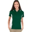 Women's Color Blocked Wicking Polo | https://www.bestnamebadges.com
