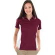 Women's Color Blocked Wicking Polo | https://www.bestnamebadges.com