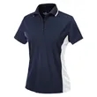 Women's Color Blocked Wicking Polo | https://www.bestnamebadges.com