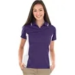 Women's Color Blocked Wicking Polo | https://www.bestnamebadges.com