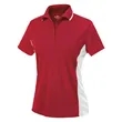 Women's Color Blocked Wicking Polo | https://www.bestnamebadges.com