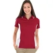 Women's Color Blocked Wicking Polo | https://www.bestnamebadges.com