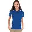 Women's Color Blocked Wicking Polo | https://www.bestnamebadges.com