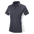 Women's Color Blocked Wicking Polo | https://www.bestnamebadges.com