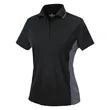 Women's Color Blocked Wicking Polo | https://www.bestnamebadges.com