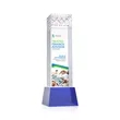 Velson VividPrint™ Award on Base - Blue | https://www.bestnamebadges.com