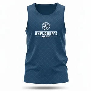 Sublimated 160G Brushed Milk Silk Jersey Style Tank Top