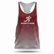 Full Color 160G Brushed Milk Silk Racerback Tank Top | https://www.bestnamebadges.com
