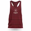 Sublimated Silk Feel 180G Racerback Tank Top Unisex | https://www.bestnamebadges.com