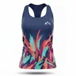 Women's 180G Cotton Feel Racerback Tank Top Sublimated | https://www.bestnamebadges.com