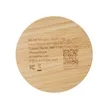 Bamboo 15W Wireless Charging Pad | https://www.bestnamebadges.com